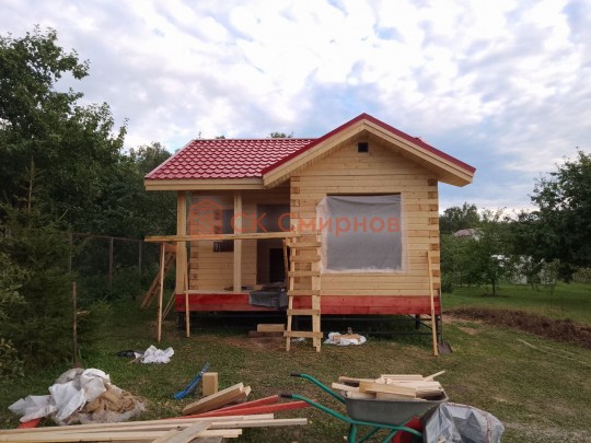 Август 2022 - баня из бруса №126