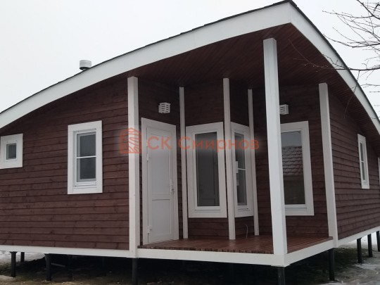 Март 2023 - каркасная баня №139