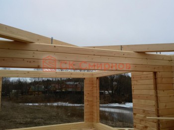 Фото №80: баня из бруса 33