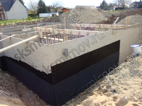 Гидроизоляция ленточного фундамента
